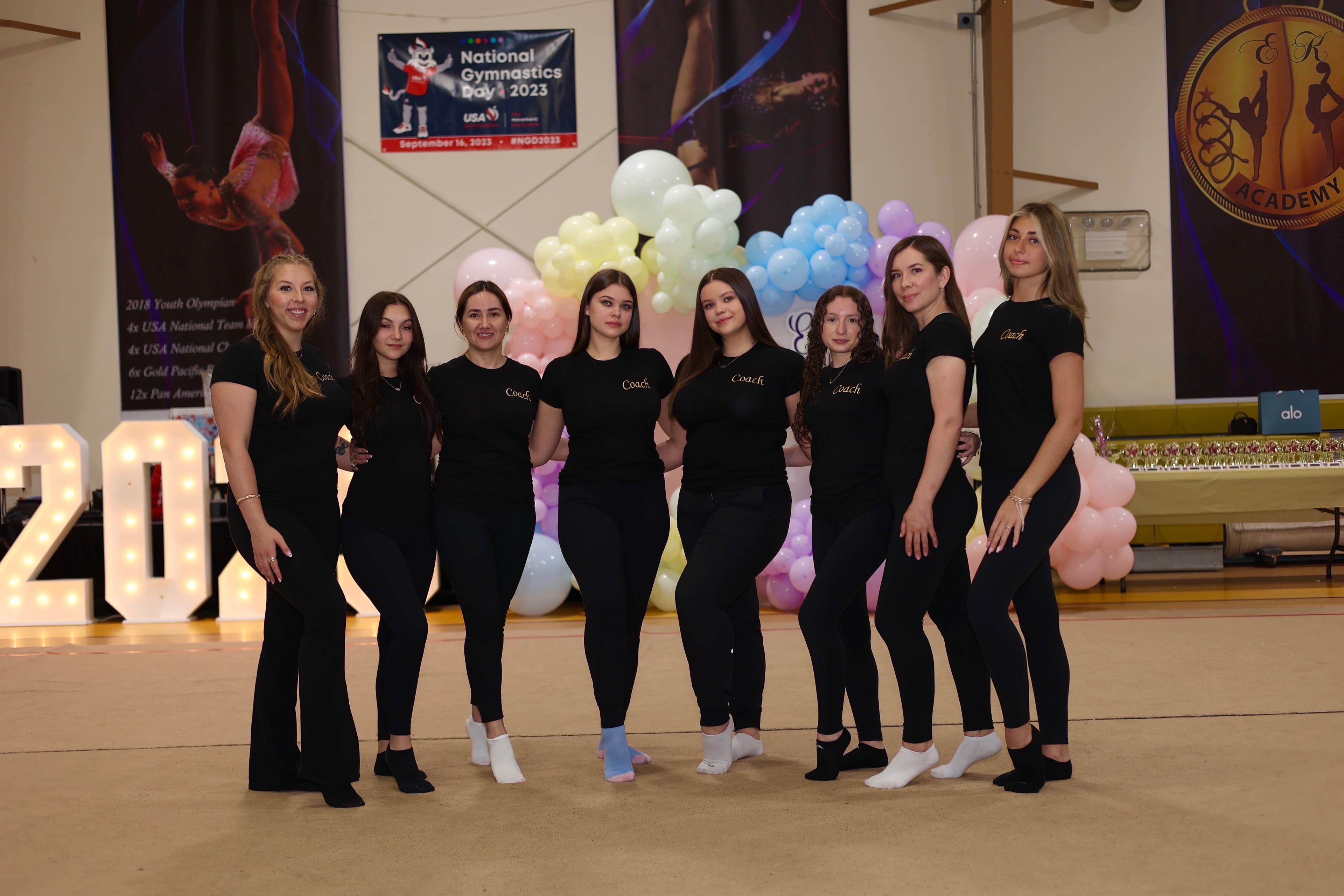 E.K. Academy team group photo